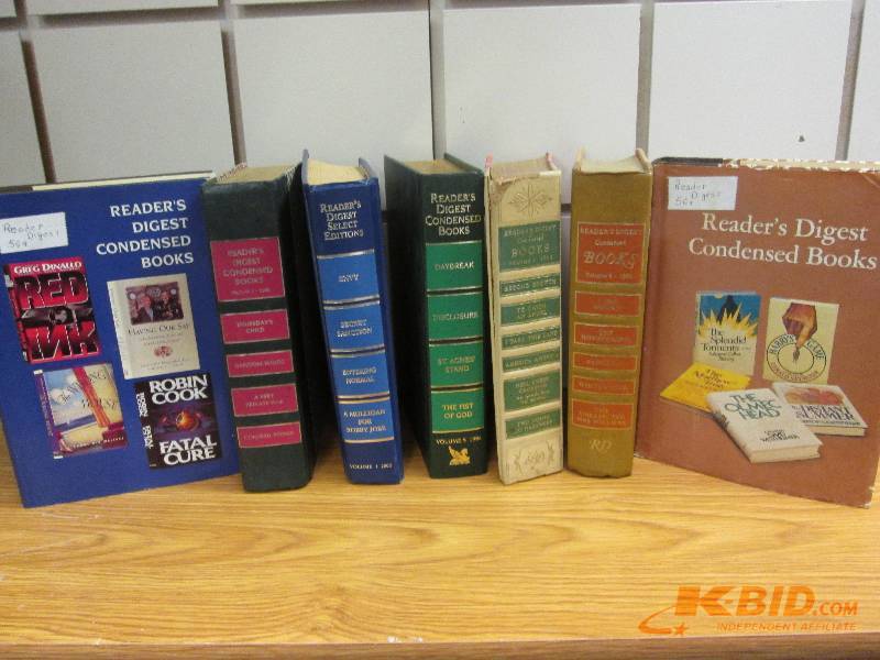 lot 203 image: readres digest condinsed books...