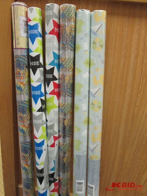 lot 246 image: wrapping paper 6 rolls...