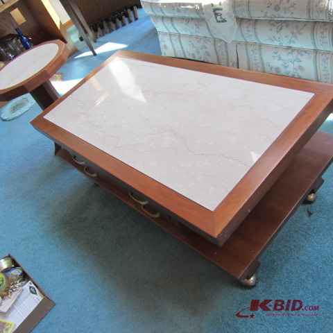 Marble Top Coffee & End Tables