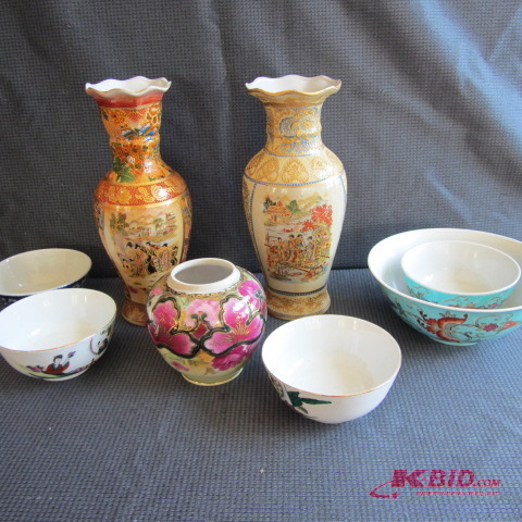 Oriental Vases, Rice Bowls