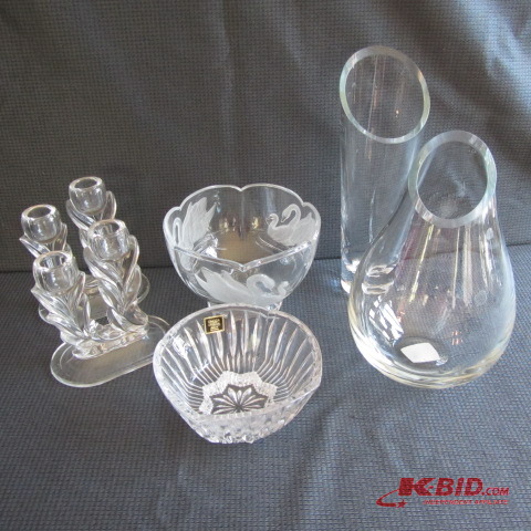 Frosted Bowl, Vases