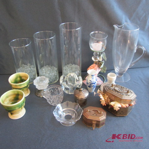 Cylinder Vases, Candle Holders