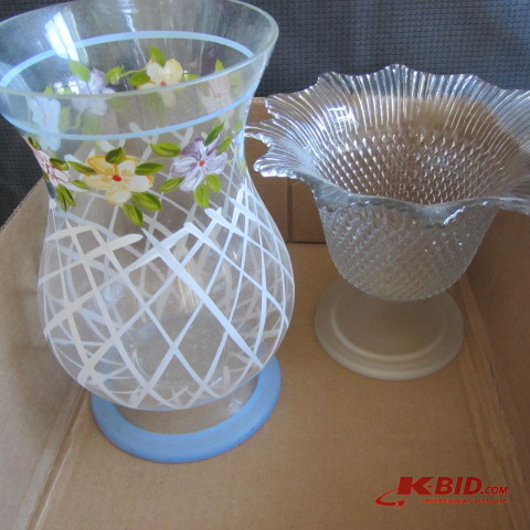 Vases, Colored & Clear