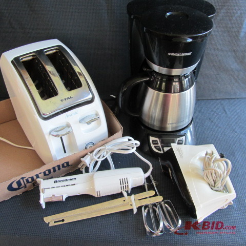 Toaster, Electric Knife, Mixer