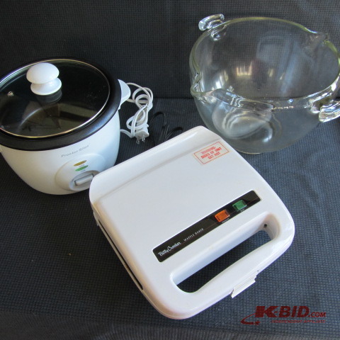 Rice Cooker, Waffle Maker