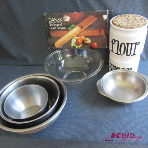Stainless & Glass Bowls