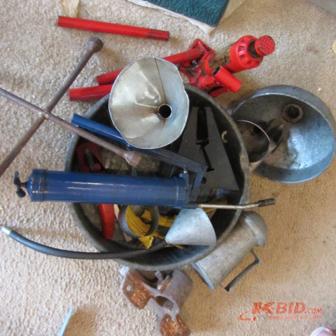 Grease Gun, Funnels, Jack
