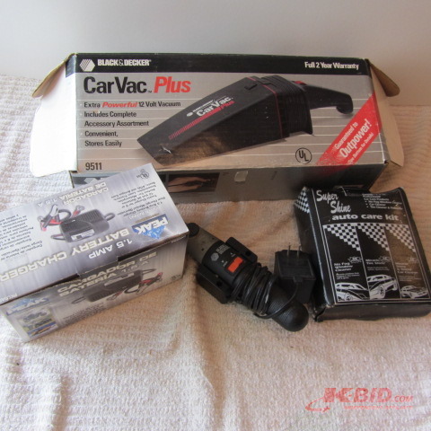 Car Vac, Battery Charger