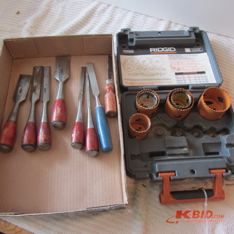 Wood Chisels, Hole Saws