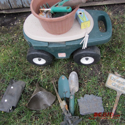 Gardening Cart, Hand Tools
