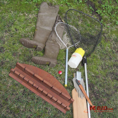 Leech Tote, Nets, Waders