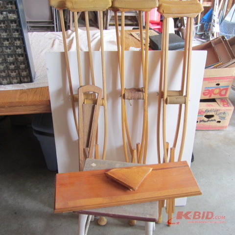 Vintage Crutches, Cane