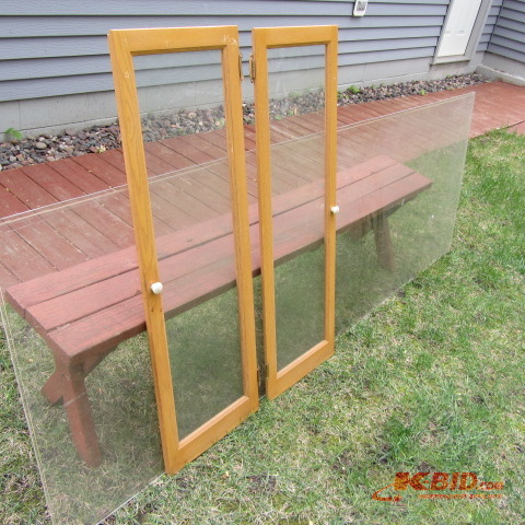 Plexi Glass, Pair Doors