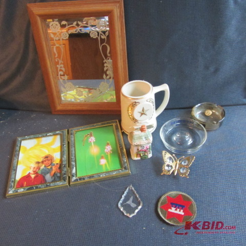 Mirror, Ashtray, Sheriff Mug
