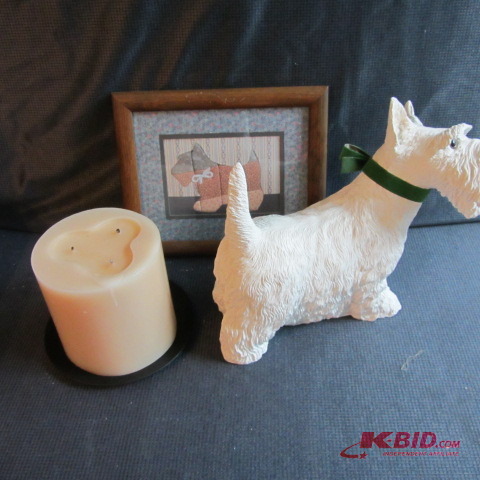 Scottie Dog, Quilt Piece