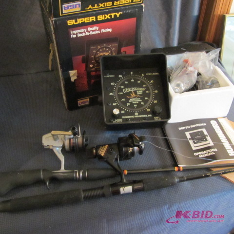 Hummingbird Locator, Rods, Reels