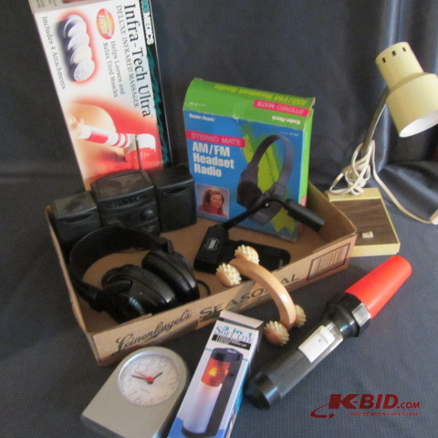 Massager, Boom box, Head Phones