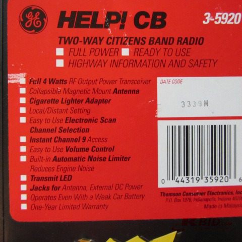 CB Radio, Electronics