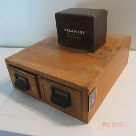 Vintage Index Boxes