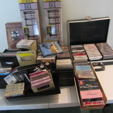 Cassette Tapes, Tower, Case