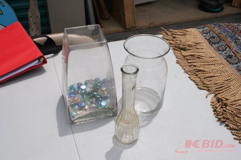 Mixed glass vases