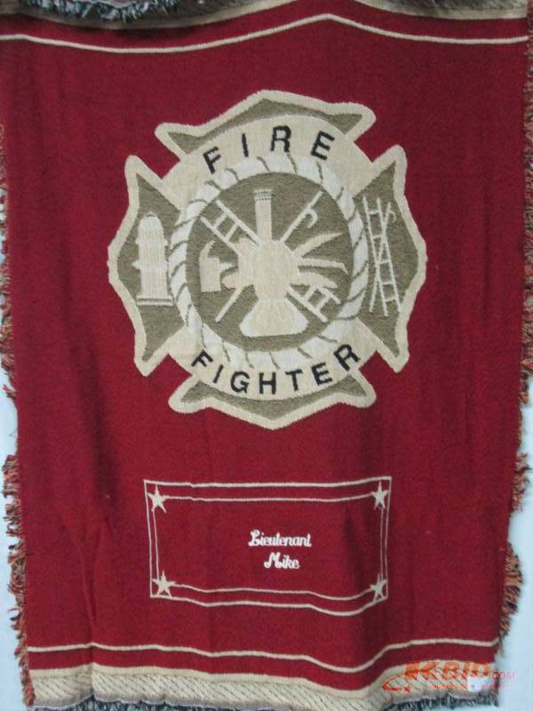 Firefighter Personalized Throw