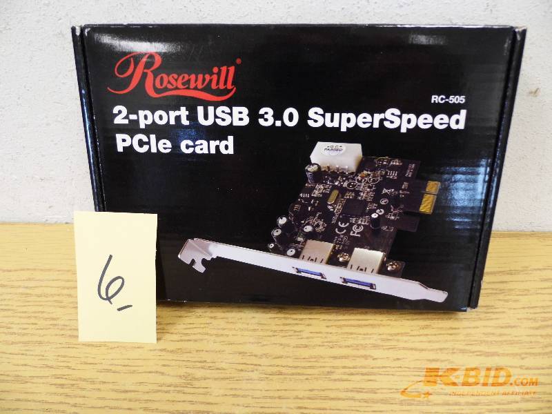 Rosewill 2 Port PCIe Card