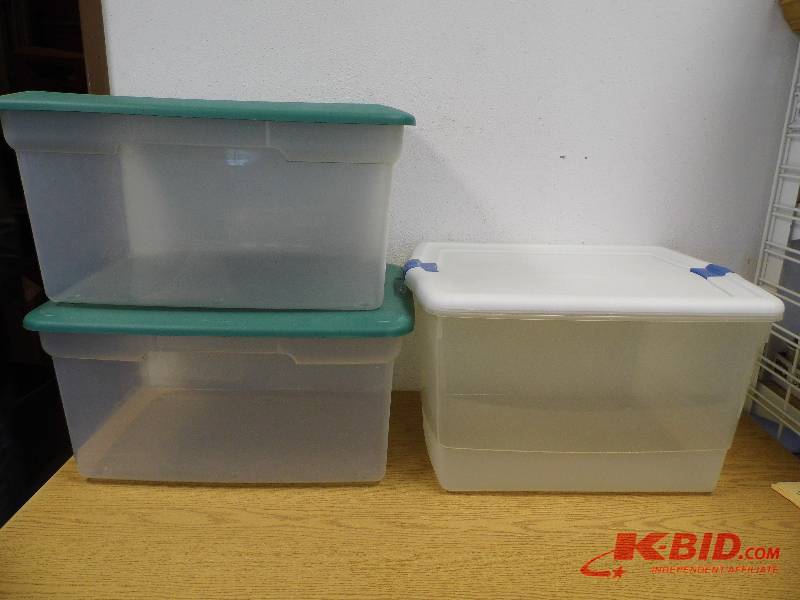 3 Storage Totes