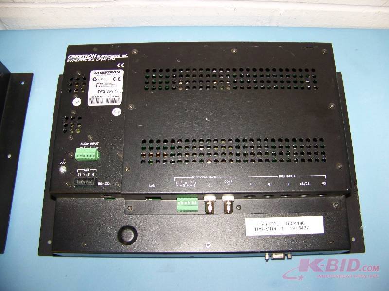 lot 74 image: (4) Crestron, TPS-TPI, Touch Panel Interface Units