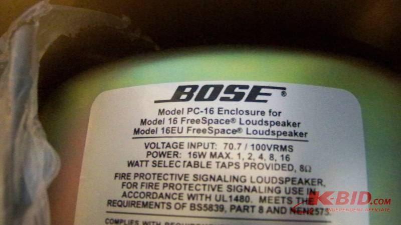 lot 59 image: Bose, Enclosures for Loudspeakers