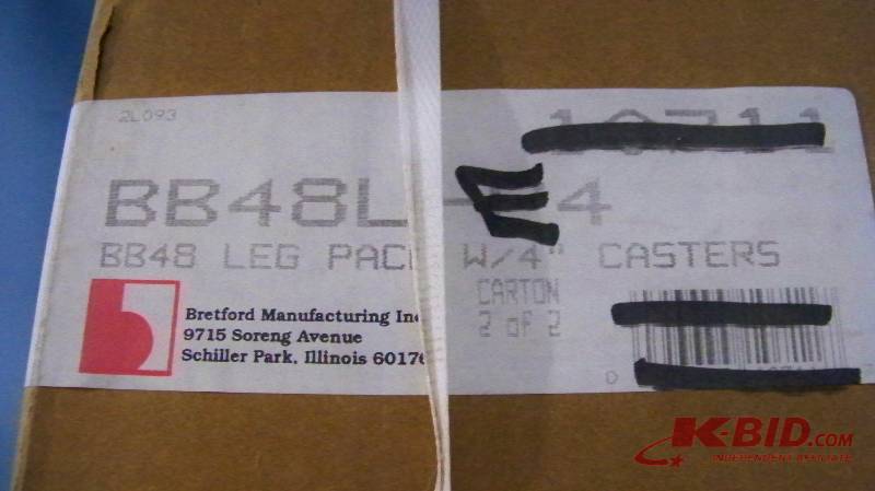 lot 64 image: Bretford, BB48L-E4, Leg Pack with 4 Castors - NEW in original box