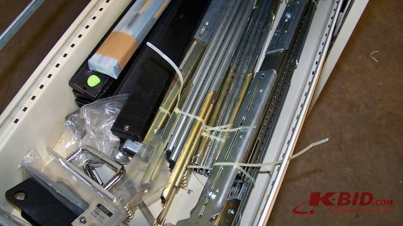 lot 69 image: 2-Drawer File Cabinet with rack slides and rack plates