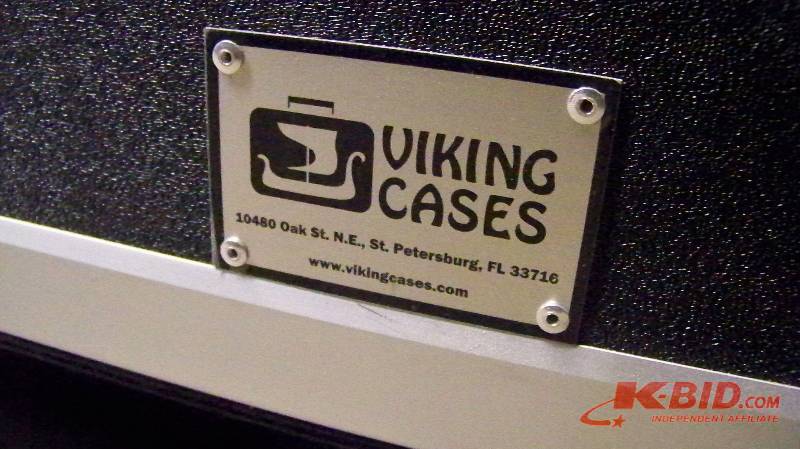 lot 88 image: Viking Cases, LARGE, Hard-Sided, Padded Inside, Travel  Shipping Case on Wheels