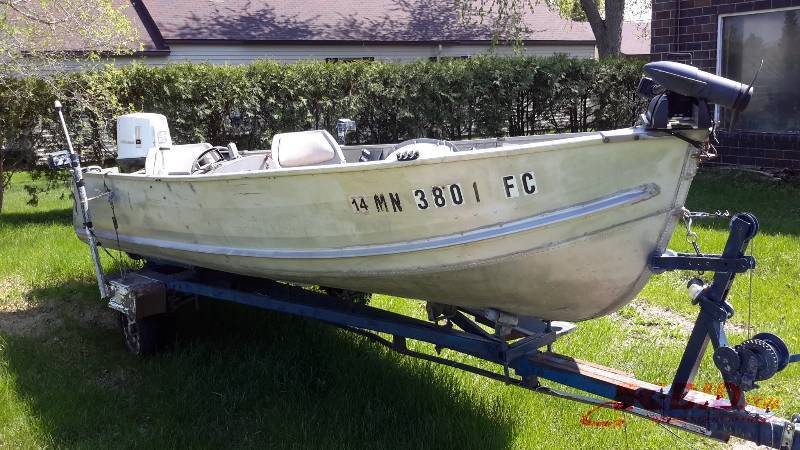 Boat, motor and trailer