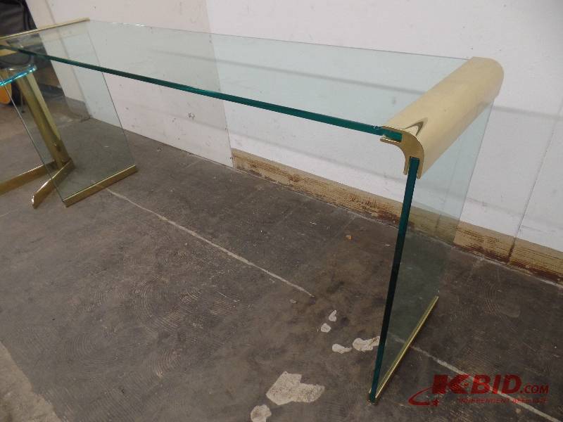 Glass Sofa Table and End Table