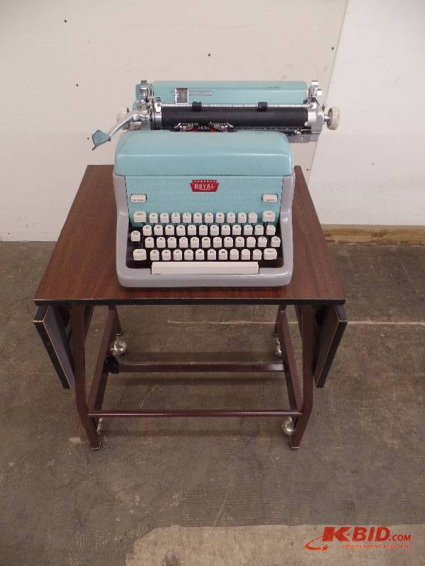 Typewriter and Typing Table