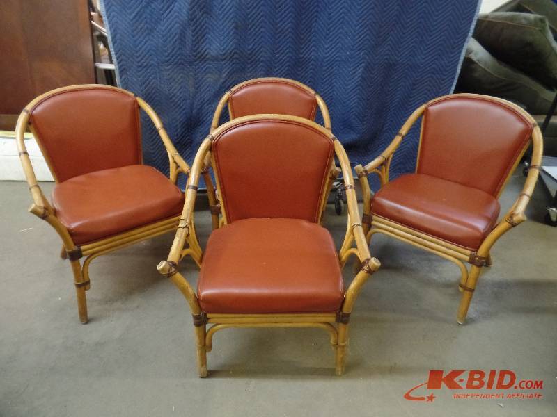 4 Rattan Chairs