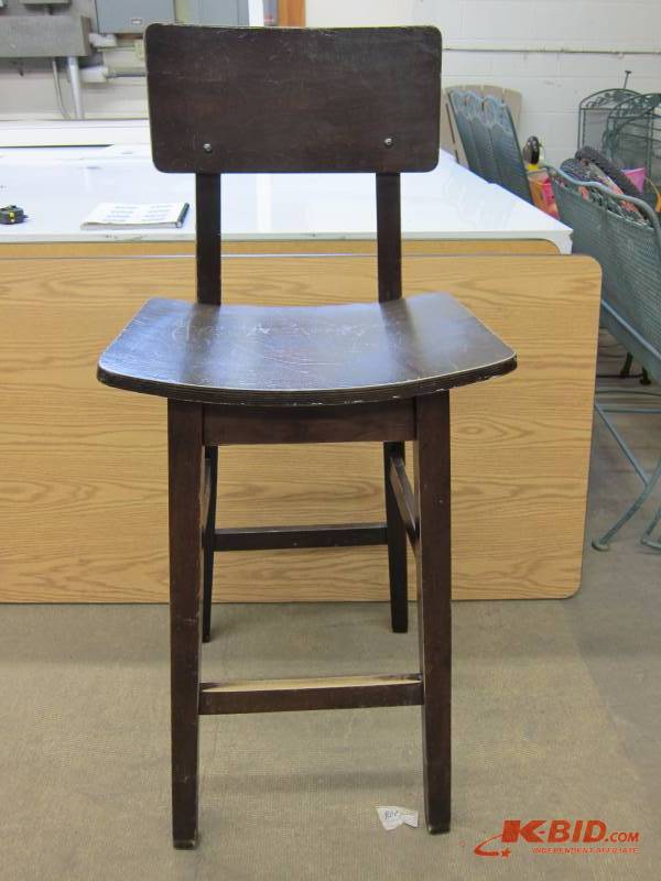 7 Wood Bar Chairs
