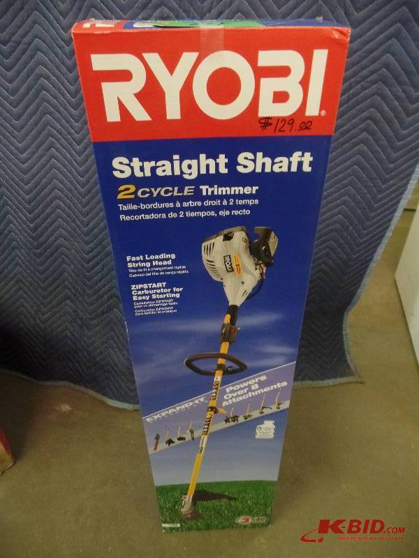 New Ryobi Straight Shaft 2 Cycle Trimmer