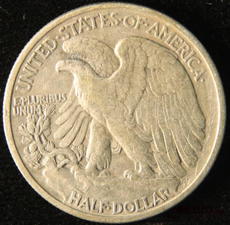 1939 WALKING LIBERTY SILVER HALF DOLLAR VF