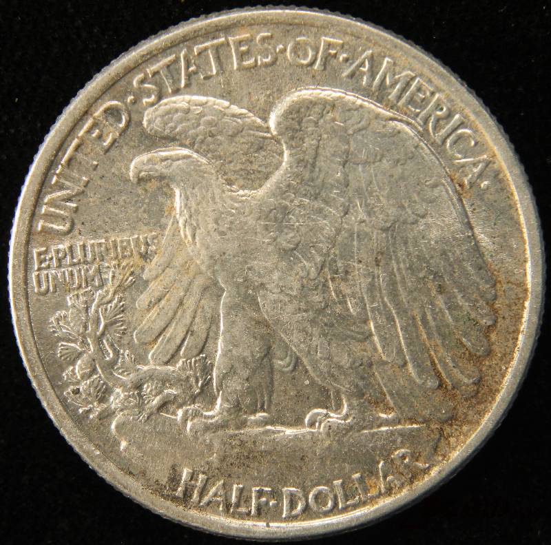 1943 US WALKING LIBERTY SILVER HALF DOLLAR AU