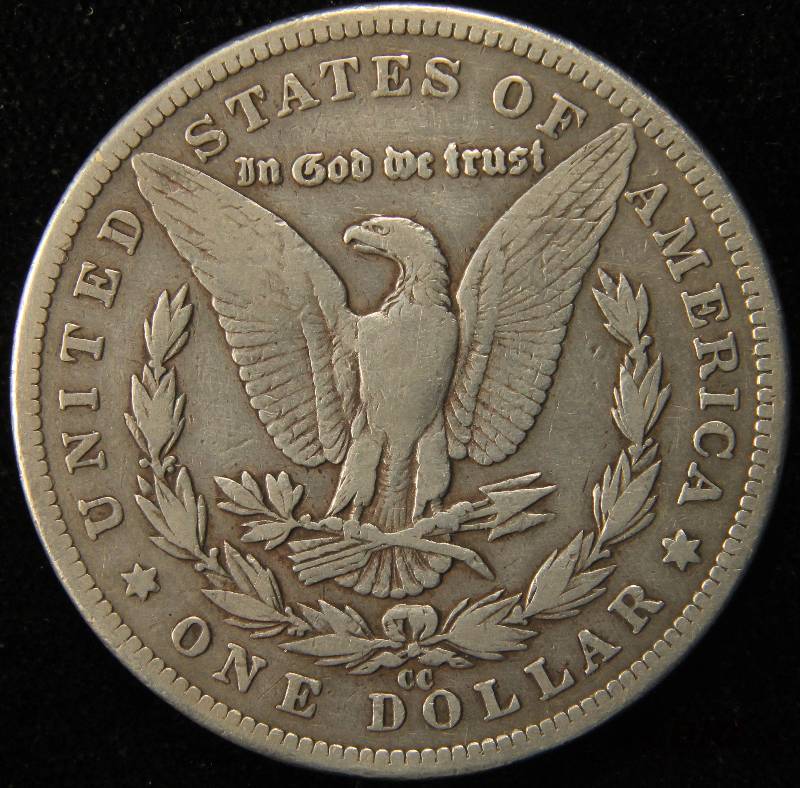 1889 CC MORGAN SILVER DOLLAR VF KEY DATE