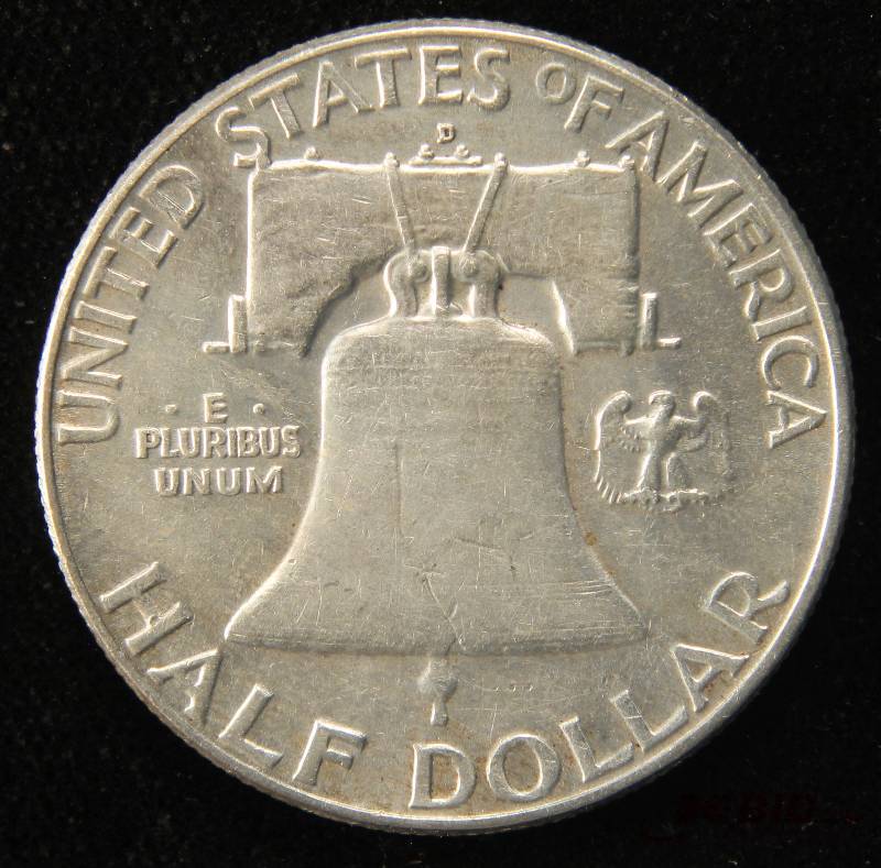 1961 D FRANKLIN SILVER HALF DOLLAR