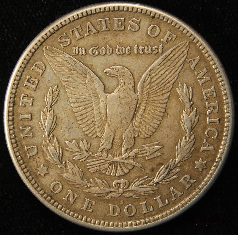 1921 S MORGAN SILVER DOLLAR FINE