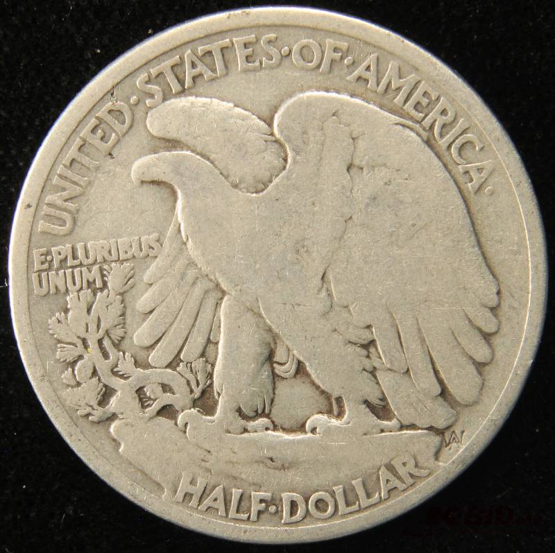 1936 WALKING LIBERTY SILVER HALF DOLLAR VG