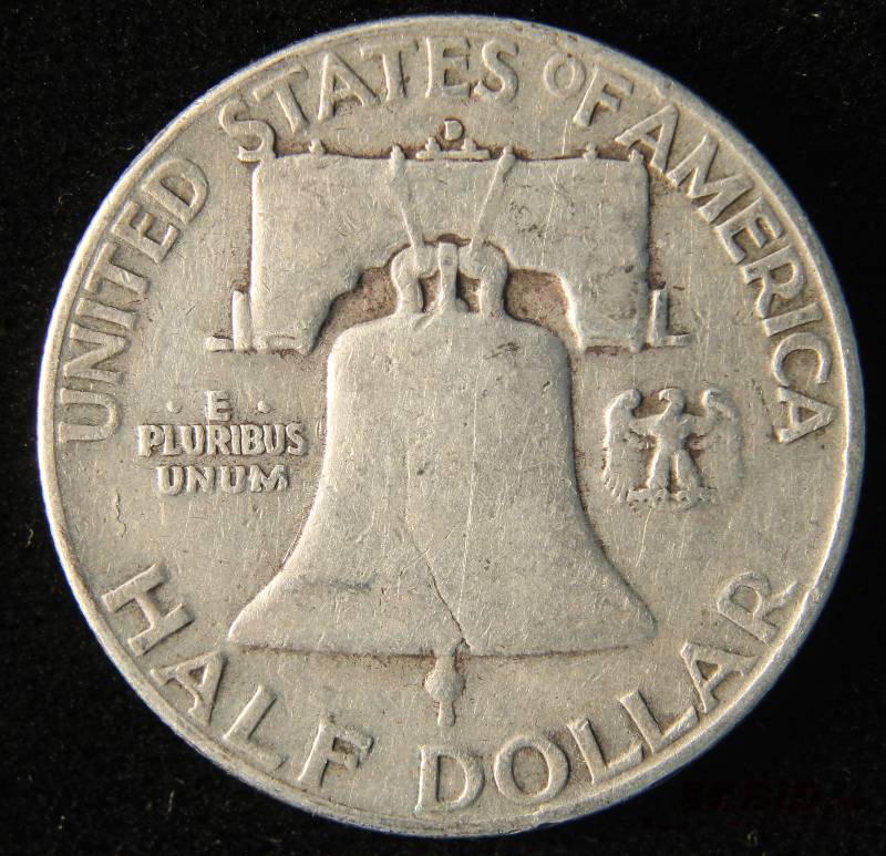 1953-D FRANKLIN SILVER HALF DOLLAR