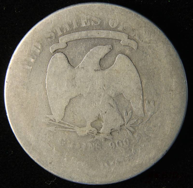1877 US SILVER TRADE DOLLAR