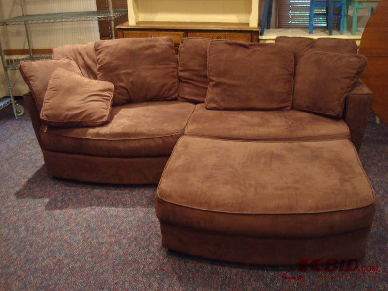Large Bauhaus Sofa Couch With Ottoman, Used, Some Wear