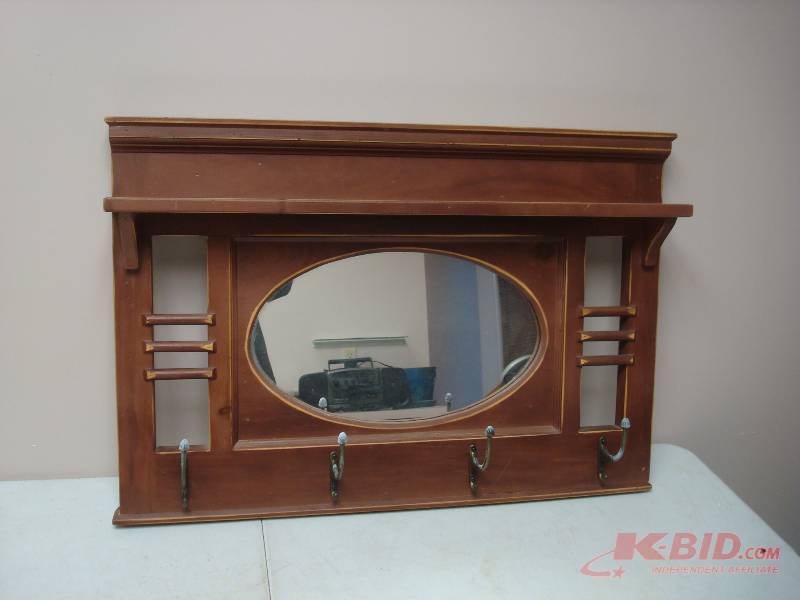 Wood Wall Hanging Coat Rack, Some Wear