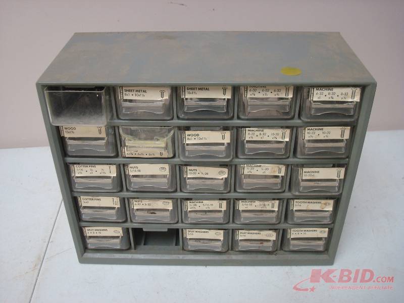 Box With Hardware, Missing One Drawer
